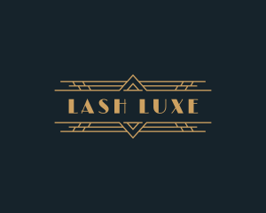 Luxury Art Deco Boutique logo design