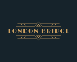 Luxury Art Deco Boutique logo design