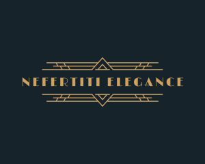 Luxury Art Deco Boutique logo design