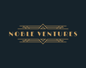 Luxury Art Deco Boutique logo design