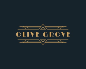 Luxury Art Deco Boutique logo design