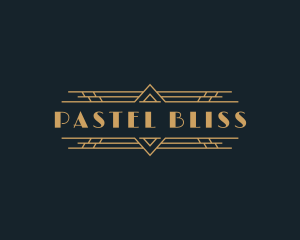 Luxury Art Deco Boutique logo design