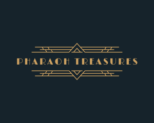 Luxury Art Deco Boutique logo design