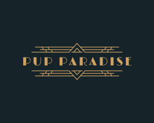 Luxury Art Deco Boutique logo design