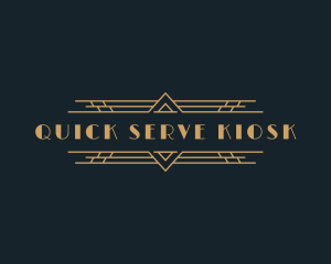 Luxury Art Deco Boutique logo design