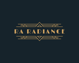 Luxury Art Deco Boutique logo design