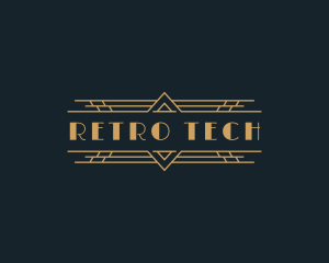 Luxury Art Deco Boutique logo design