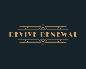 Luxury Art Deco Boutique logo design