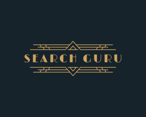 Luxury Art Deco Boutique logo design