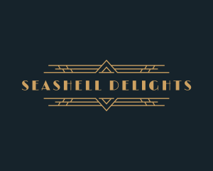 Luxury Art Deco Boutique logo design