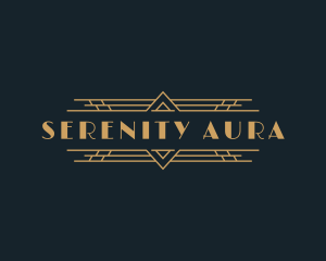 Luxury Art Deco Boutique logo design