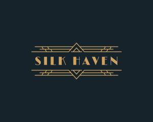 Luxury Art Deco Boutique logo design