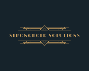 Luxury Art Deco Boutique logo design