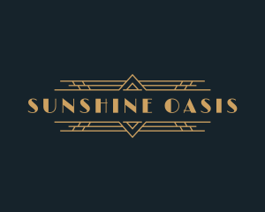 Luxury Art Deco Boutique logo design