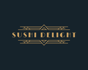 Luxury Art Deco Boutique logo design