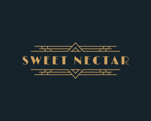 Luxury Art Deco Boutique logo design