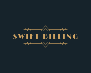 Luxury Art Deco Boutique logo design