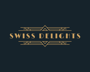 Luxury Art Deco Boutique logo design