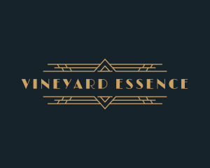 Luxury Art Deco Boutique logo design