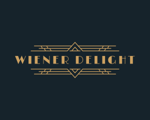 Luxury Art Deco Boutique logo design