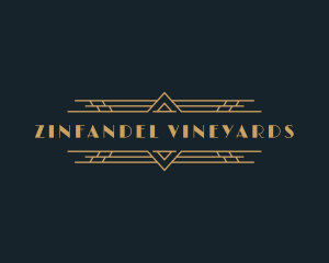 Luxury Art Deco Boutique logo design