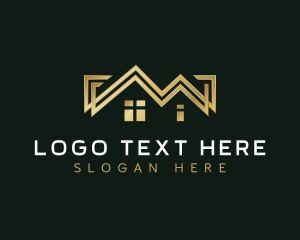 Leasing - Real Estate Home Contractor logo design
