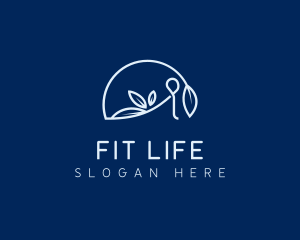 Yoga Fitness Wellness logo design