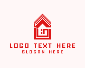 Real Estate Housing Letter G logo design