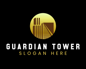 Real Estate Building Tower logo design