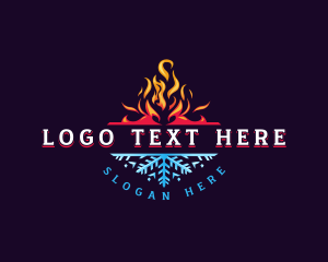 Fire - Fire Ice Thermal logo design