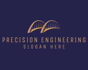 Engineering - Bridge Contractor Engineer logo design