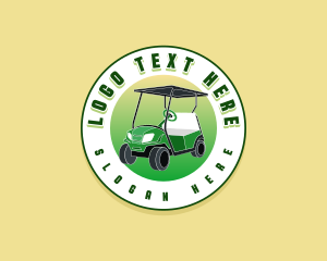 Golf Buggy - Golf Cart Caddie logo design