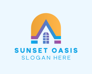 Sun Roof House logo design