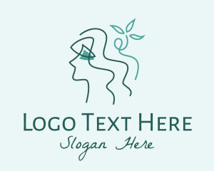 Hairstyling - Natural Beauty Botanicals logo design