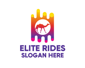 Desert Camel Ride logo design