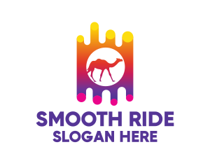 Desert Camel Ride logo design