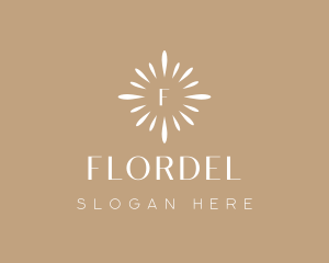 Floral Sun Decor logo design