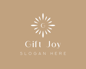 Floral Sun Decor logo design