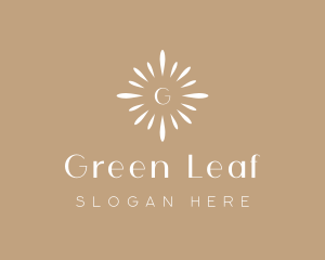 Floral Sun Decor logo design