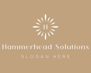 Floral Sun Decor logo design