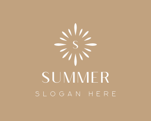 Floral Sun Decor logo design