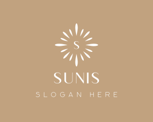 Floral Sun Decor logo design