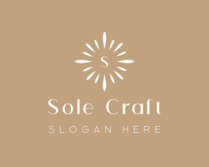 Floral Sun Decor logo design