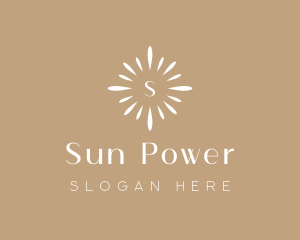 Floral Sun Decor logo design