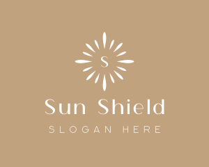 Floral Sun Decor logo design