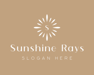 Floral Sun Decor logo design