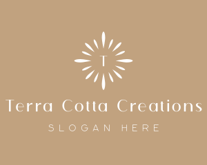 Floral Sun Decor logo design