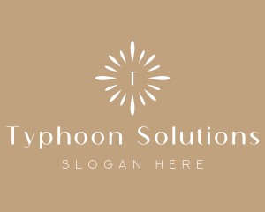 Floral Sun Decor logo design