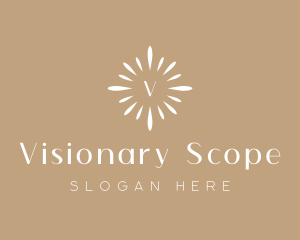 Floral Sun Decor logo design