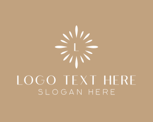 Floral Sun Decor logo design